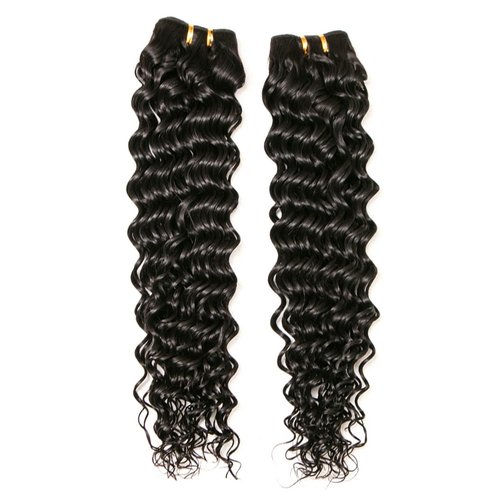 Deep Wave Bundles, Curly Bundles Human Hair, 12 14 16 Inch, Wet and Wavy, Natural Black, Soft, 285g-300g, Brazilian Hair