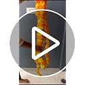 Artificial Marigold Garland - 5 Feet Long Flower Strands for Indian Decor, Weddings, Diwali, Christmas - Orange - 5 Pieces
