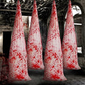 Halloween Bloody Body Bag Decorations - Creepy Gauze Hanging Props, Pack of 4