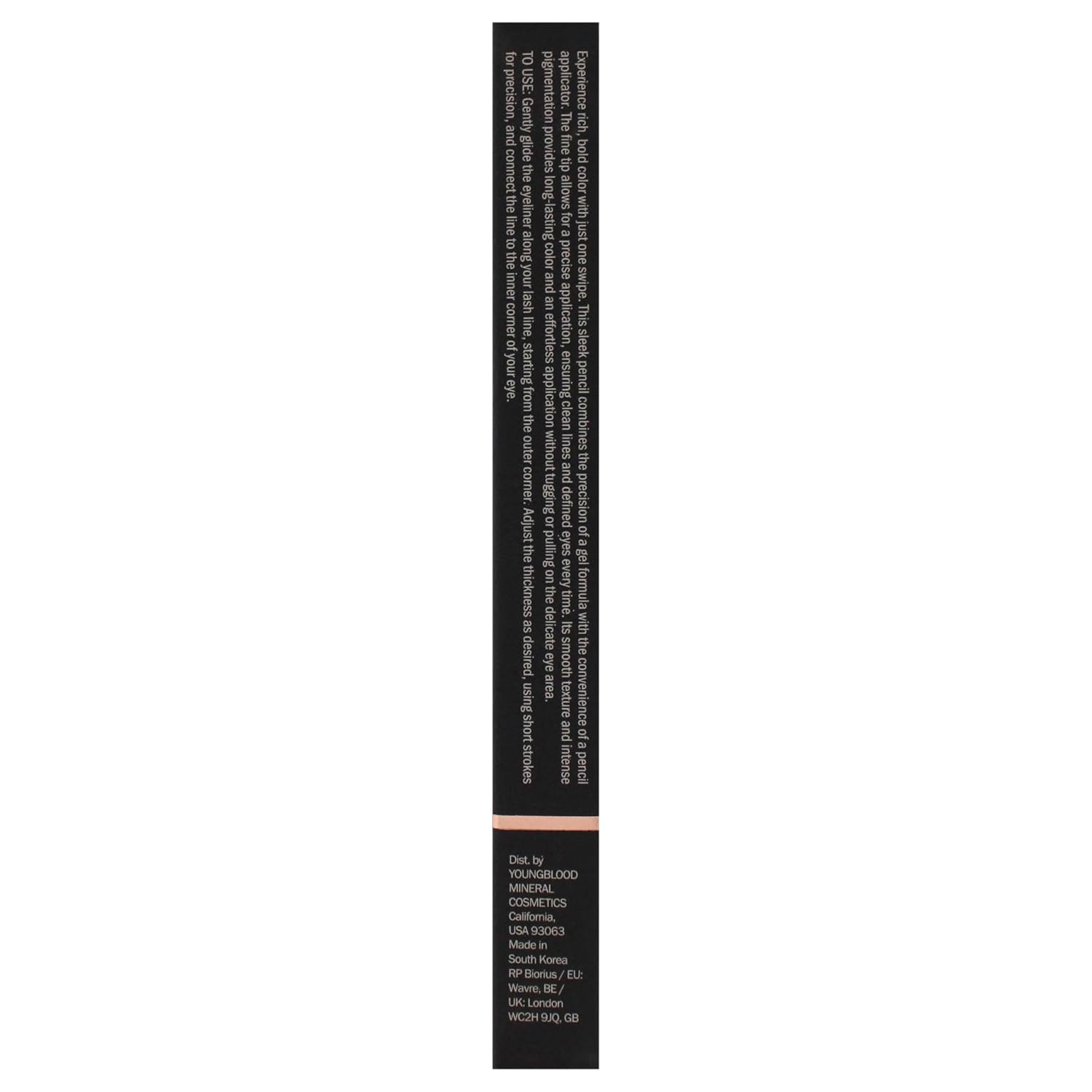 Youngblood One-Swipe Gel Eyeliner - Caviar Color for Effortless Application - 0.01 oz