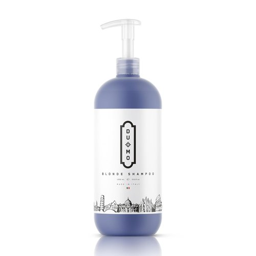 Duomo Blonde Purple Shampoo - 1L Back Bar | Brightens Blonde Hair & Reduces Brassiness