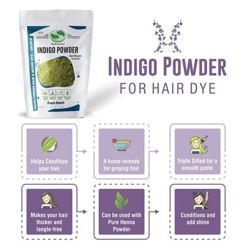 1000 Grams INDIGO POWDER For Hair Dye/Color - The Henna Guys