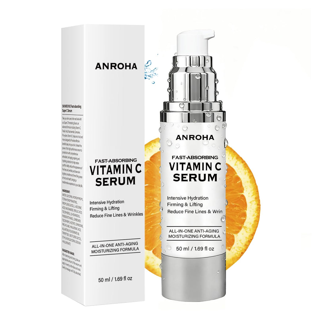 Vitamin C Serum for Women over 70, Vitamin C Serum for Mature Skin Face Hydrates, Firms, Lifts, Targets Age Marks, Wrinkles and Smoothes Skin Texture 1.69 fl oz