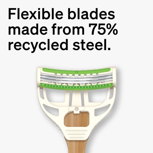 Schick Xtreme Bamboo Razor - Eco Friendly Disposable Razors, Bamboo Handle