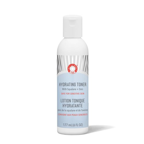 First Aid Beauty - Hydrating Toner with Squalane and Oats, Natural Wild Oat Skin Calming Toner, Helps Reduce Lines & Wrinkles, Safe for Sensitive Skin, Alcohol-Free Balanced Hydration, 6 oz