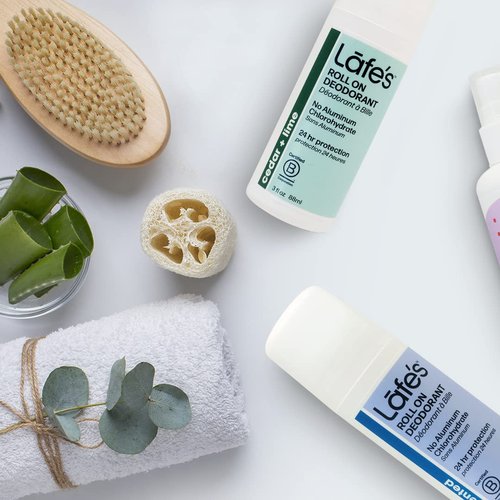 Lafe's Natural Deodorant - Aluminum-Free Cedar & Lime Roll-On | 3oz | 2 Pack