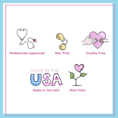 Petite 'n Pretty Clear Mascara & Brow Gel - Dual Purpose Non-Toxic Makeup for Kids & Teens - Featherlight Finish