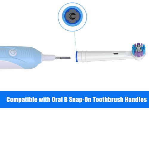 Toothbrush Replacement Heads Compatible with Oral B Braun，Pack of 16 Professional Electric Toothbrush Heads for Oral-B 7000/Pro 1000/9600/ 5000/3000/8000 Electric Toothbrush