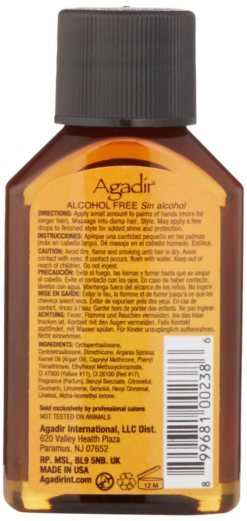 AGADIR Argan Oil Hair Treatment - Nourishing Formula for Soft, Shiny Hair | 1 Fl Oz