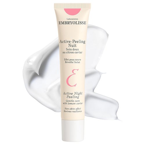 Embryolisse Active Night Peeling Treatment - Ultra Gentle Exfoliating Cream with Shea Butter | 1.35 Fl Oz for Radiant Skin