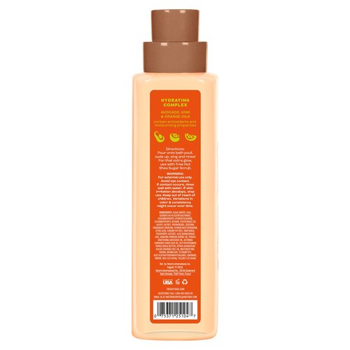 Tree Hut Tangerine Foaming Gel Body Wash - Hydrating Shower Gel for Smooth Skin | 18 fl oz