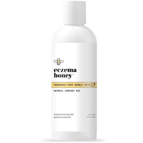 ECZEMA HONEY Oatmeal Comfort Bubble Bath - Fragrance-Free Moisturizing Body Wash for Sensitive Skin (12 Oz)