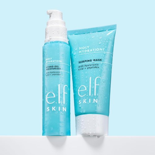 e.l.f. SKIN Holy Hydration! Sleeping Mask - Moisturizing & Plumping Dual-Use Face Mask for Soothing Skin