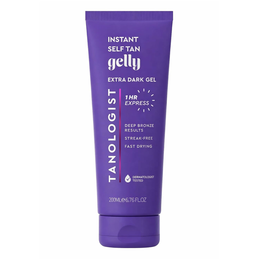 Tanologist Express Self Tan Gel - Extra Dark Formula | 6.76 fl. oz (200 ml) Tube for a Flawless Glow