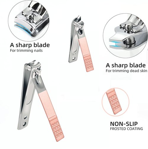 Manicure Set Women Men Nail Clipper Set Stainless Steel Toe Finger Nail Clippers Personal Care Tool with Case Travel Manicure Tool Nail Care Set Women Men Nail Grooming Kit Gifts for Mother Wife