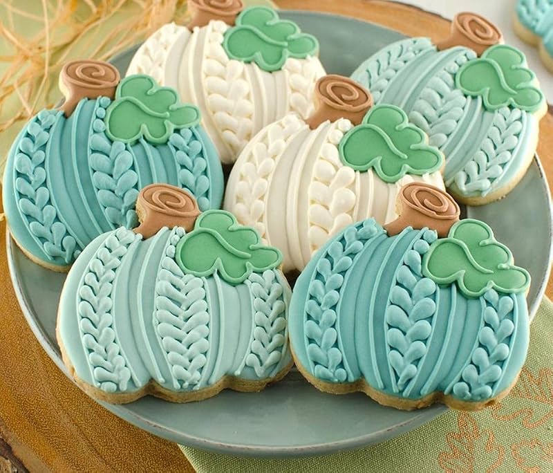Pumpkin Cookie Cutters Set - Fall Harvest Halloween Thanksgiving, 3 Pieces - Pumpkin1