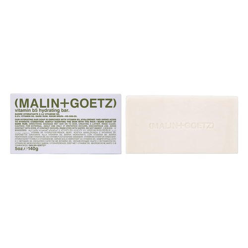 MALIN+GOETZ Vitamin B5 Hydrating Bar - Strawberry & Rum Scented Skincare | 5 oz Triple-Milled Bar