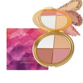 Skiennix Eye & Cheek Palette - 4-In-1 Eyeshadow, Blush & Highlighter Makeup Kit for Women