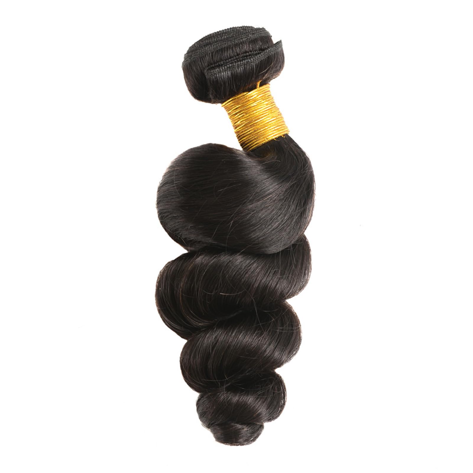 VIYAVIYA Brazilian Loose Wave Human Hair Bundles - One Bundle, 10A Unprocessed, For Black Women