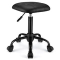 FNZIR Square Rolling Stool with Wheels Height Adjustable Swivel Stools Office Chair