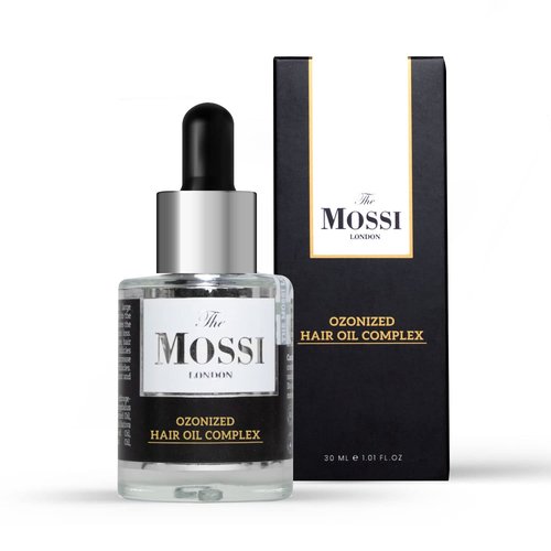 The Mossi London Ozonized Scalp Oil, Hair growth Complex, Hair oil for Dry Scalp, Hair Growth oil For Man, Woman, Scalp Treatment, All Hair Types (1.01 fl Oz. - 30 ml)
