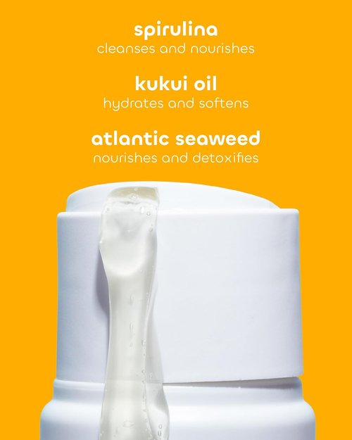 Seaweed Bath Co. Hydrate Body Wash - Citrus Vanilla Foaming Cleanser - Vegan & Sulfate-Free - 12 oz