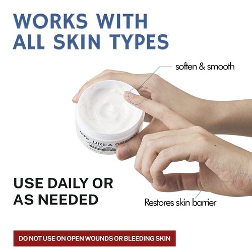 BERVEAL Urea Cream, 40 percent Foot Care Lotion for Cracked Heels,Cracked Heels, Ultra,Rough, Dry, Calloused Feet,Softening Rough skin on feet 5.29 fl.oz for All Skin