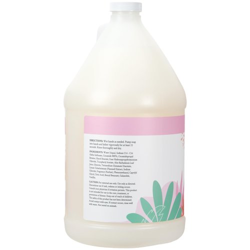 Ginger Lily Farms Botanicals Conditioning Liquid Hand Soap Refill, 100% Vegan & Cruelty-Free, Vanilla Sugar Bliss Scent, 1 Gallon (Pack of 4)