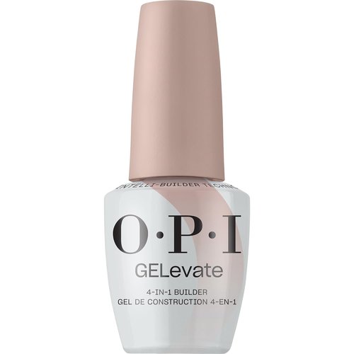 OPI GELevate Nail Builder Gel - 4-in-1 UV Cure Vegan Nail Polish | 15 ML for Strong, Beautiful Nails