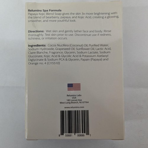 Relumins Triple Glow Bar Soap – Professional Spa Formula – Deep-Cleansing Plant-Based Skincare Bar with Self-Care Exfoliation and Skin-Smoothing Benefits – Rich Lather for Daily Use – 135g x 3 Bars