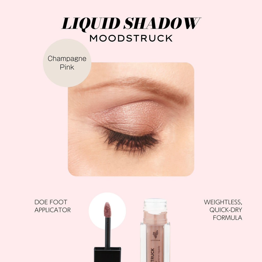Younique Moodstruck Liquid Eyeshadow in Reverent | Champagne Satin | Eye Make-up | Quick Dry Cream-to-Powder Eye Shadow | High Pigment & Smudge Resistant Finish