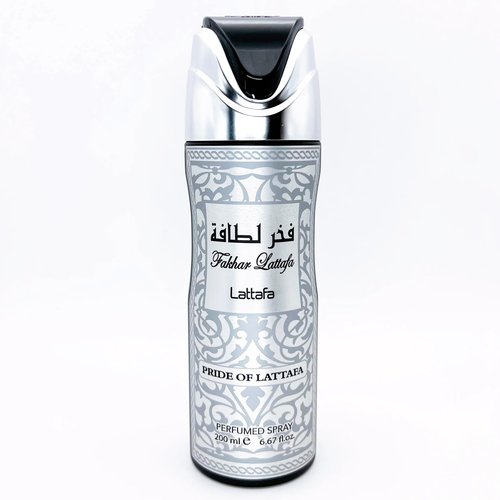 Lattafa Fakhar for Men - Fresh, Marine, Woody, Earthy - Perfumed Deodorant Spray, 6.67 Ounce / 200 ml