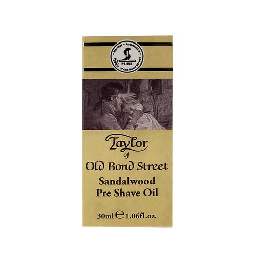 Taylor of Old Bond Street Sandalwood Pre-Shave Oil - 1.06 oz | Soothing & Nourishing Formula