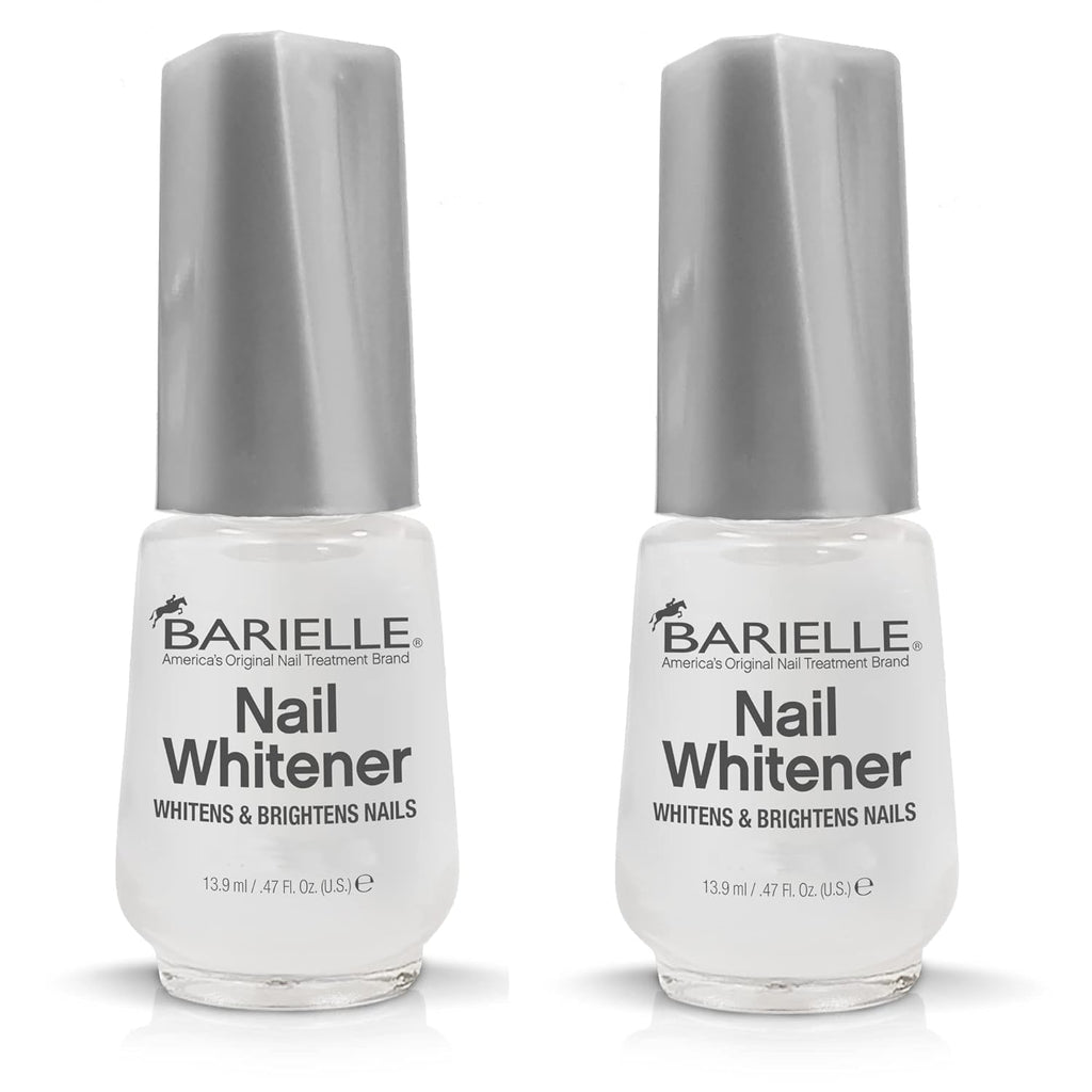 Barielle Nail Whitener - Brightening Treatment for Yellow & Dull Nails | 0.47 oz (Pack of 2)