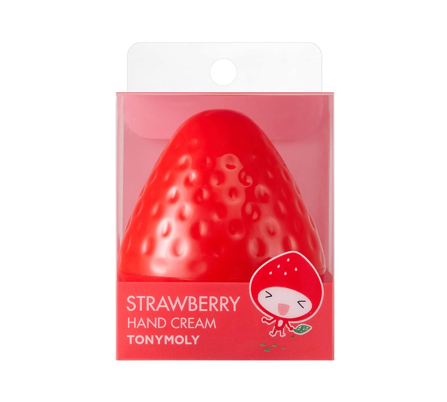 TONYMOLY Strawberry Hand Cream - Lightweight Hydrating Moisturizer with Shea Butter, 1.05 oz
