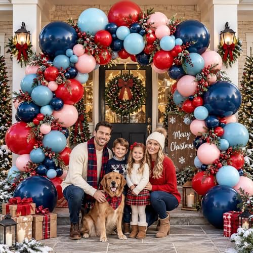 Double Stuffed Balloon Garland Kit for Baby Shower Birthday Gender Reveal Party - Blue, Red, Pink, Variation of THIS listing
