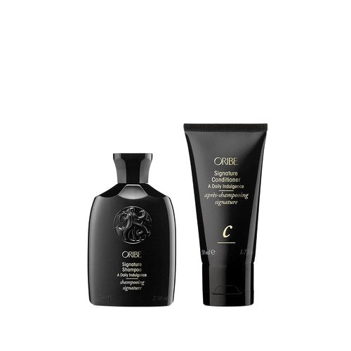 Oribe Signature Shampoo & Conditioner Travel Bundle - Luxurious Hair Care Essentials