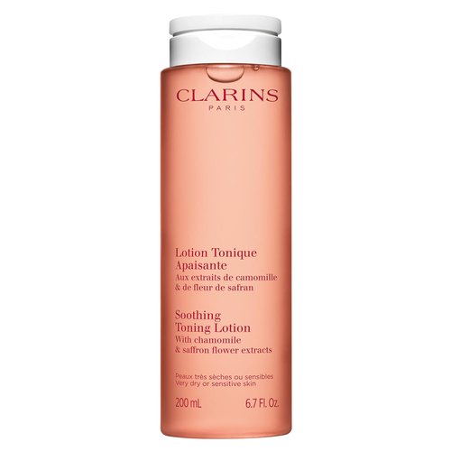 Clarins Soothing Toning Lotion - Hydrate & Balance Skin's Microbiota | Alcohol-Free with Chamomile Extract | 200ml