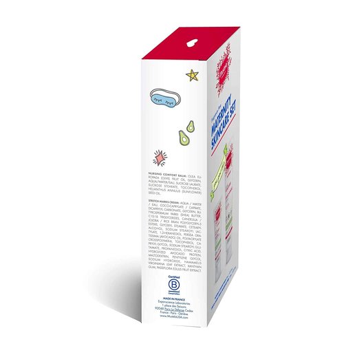 Mustela Maternity Skincare Set | Nursing Comfort Balm & Stretch Marks Cream - Fragrance-Free, Natural Ingredients - 2 Items