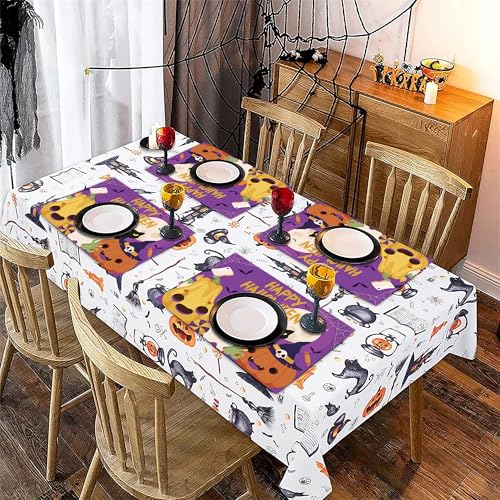 Halloween Paper Place Mats - 50 PCS Disposable Festive Table Decor