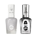 Sally Hansen Miracle Gel Nail Polish Shiny Top Coat + Sally Hansen Miracle Gel Color Grip Primer, 0.5 fl oz