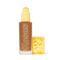 Kosas Revealer Liquid Foundation SPF 25 – Medium Buildable Coverage, Hydrating Natural Glow Finish, Medium Deep Warm 350