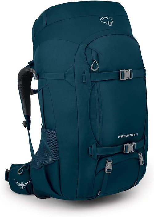 Osprey Fairview 70L Women's Travel Backpack - Night Jungle Blue | Lightweight & Durable Design