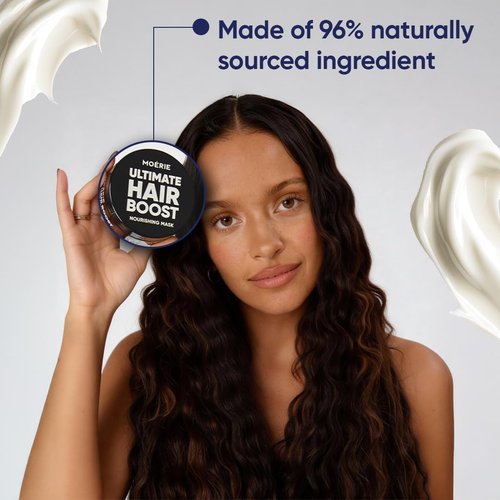 Moerie Mineral Hair Growth & Repair Mask - Vegan-Friendly Treatment for Thicker, Fuller Hair - Paraben & Silicone Free
