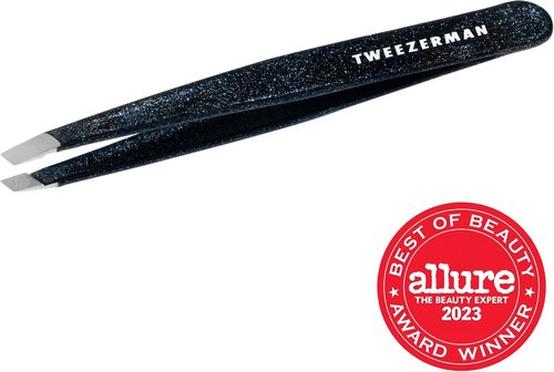 Tweezerman Special Edition 40th Anniversary Slant Tweezer - Eyebrow Tweezers for Women and Men
