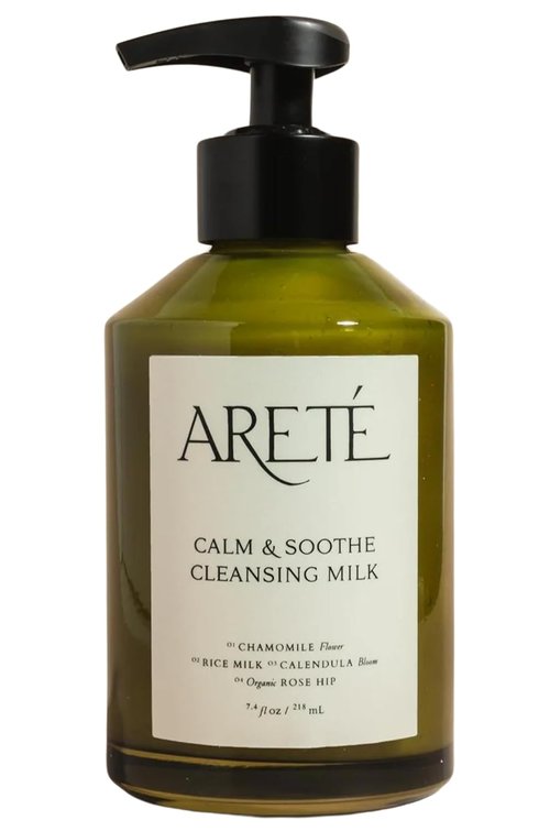 Areté Calm & Soothing Cleansing Milk - 2 in 1 Shampoo & Body Wash for Sensitive Skin, 7.4oz