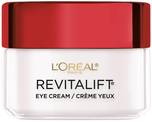 L'Oreal Paris Revitalift Anti-Wrinkle Eye Cream - Firming Treatment for Dark Circles, Fragrance-Free, 0.5 oz.