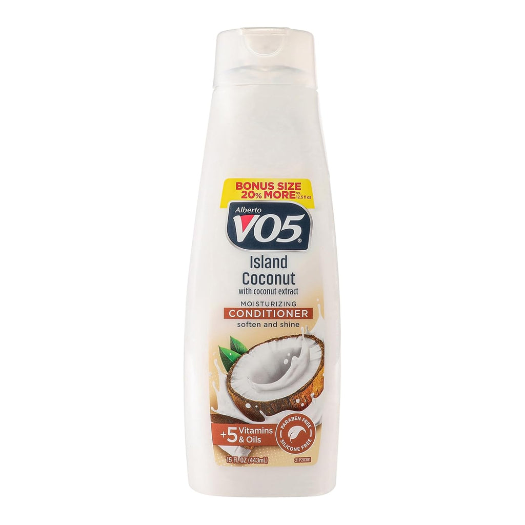 VO5 Conditioner - Silky Experience with Island Coconut - 12.5 Oz for Luxurious Hair Care