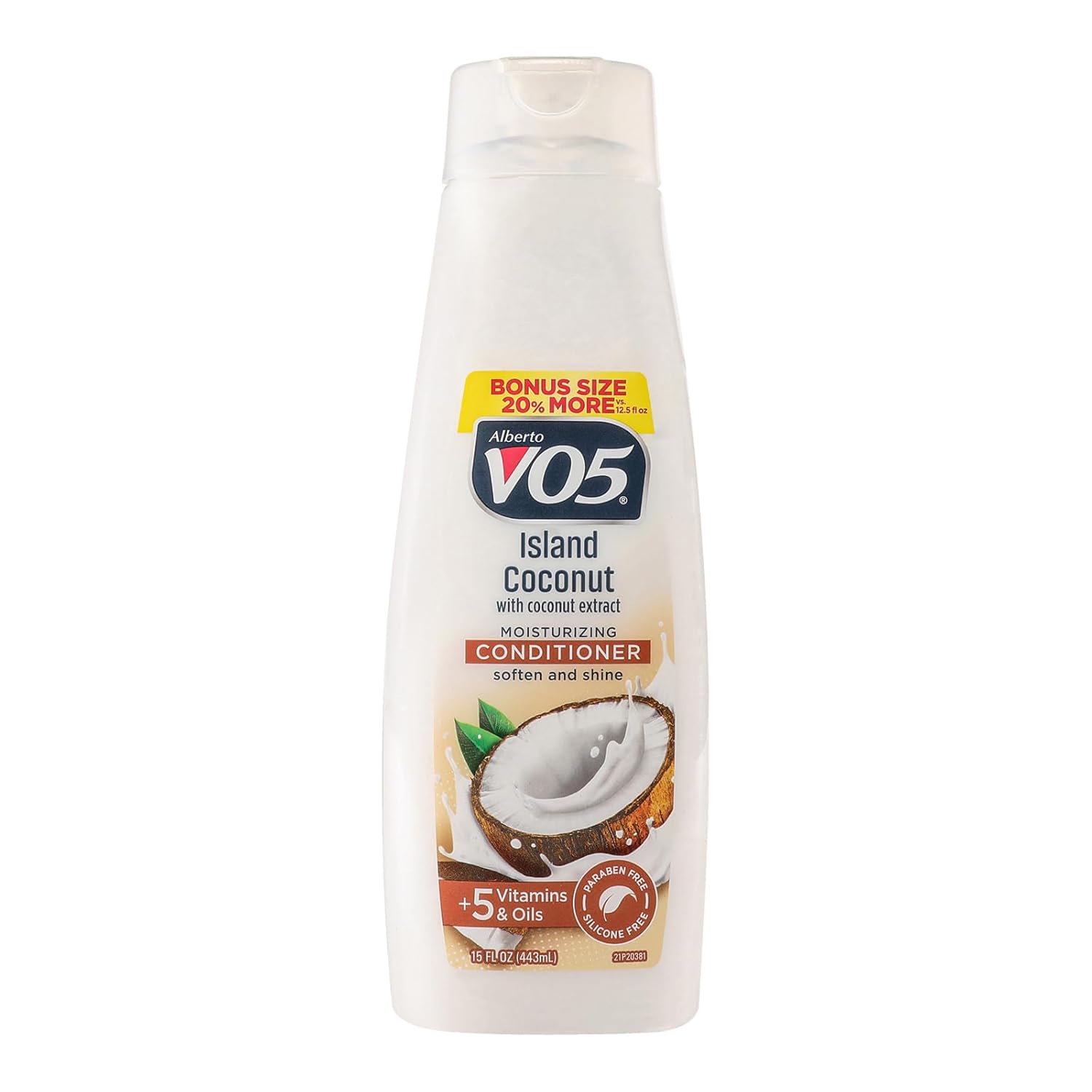 VO5 Conditioner - Silky Experience with Island Coconut - 12.5 Oz for Luxurious Hair Care