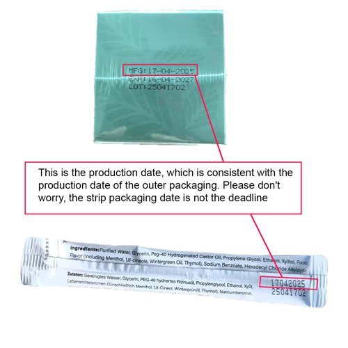 Travel Size Mouthwash Individual Mini Mouthwash for Fresh Breath,for After Meals, Hotels Portable Travel Mouth wash, Bulk Packets 0.4 Fl Oz(Pack of 40)